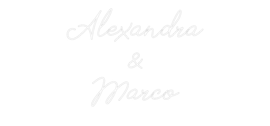 Individuelles Neon: Alexandra
&...