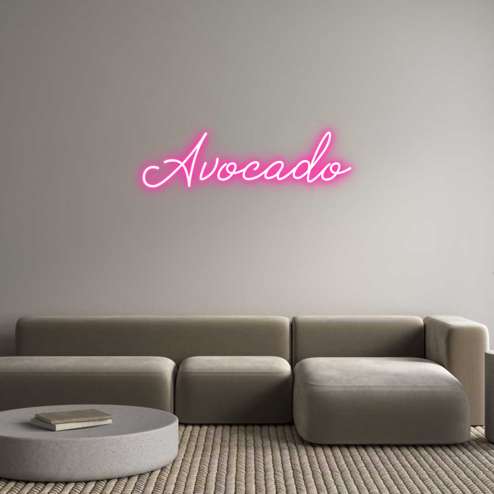 Individuelles Neon: Avocado