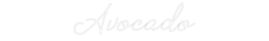 Individuelles Neon: Avocado