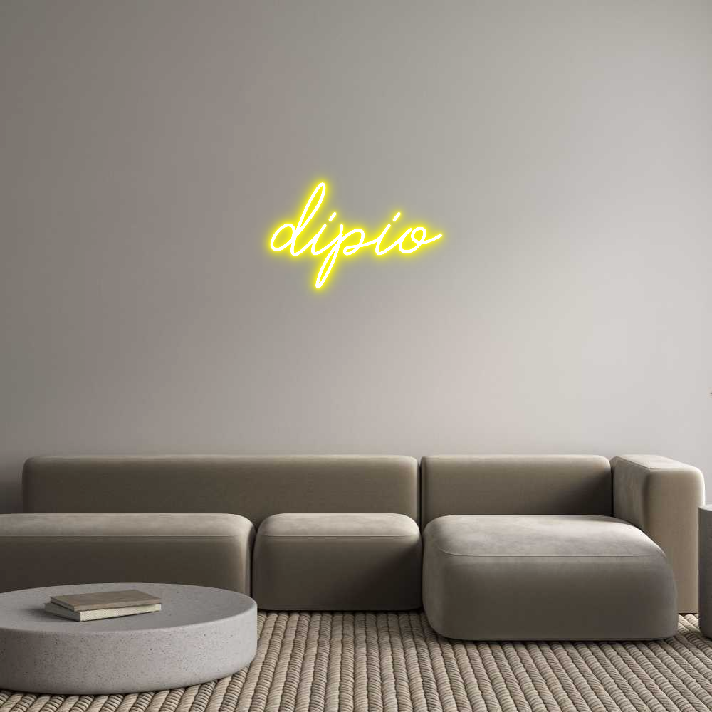 Individuelles Neon: dipio
