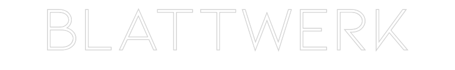 Individuelles Neon: BLATTWERK
