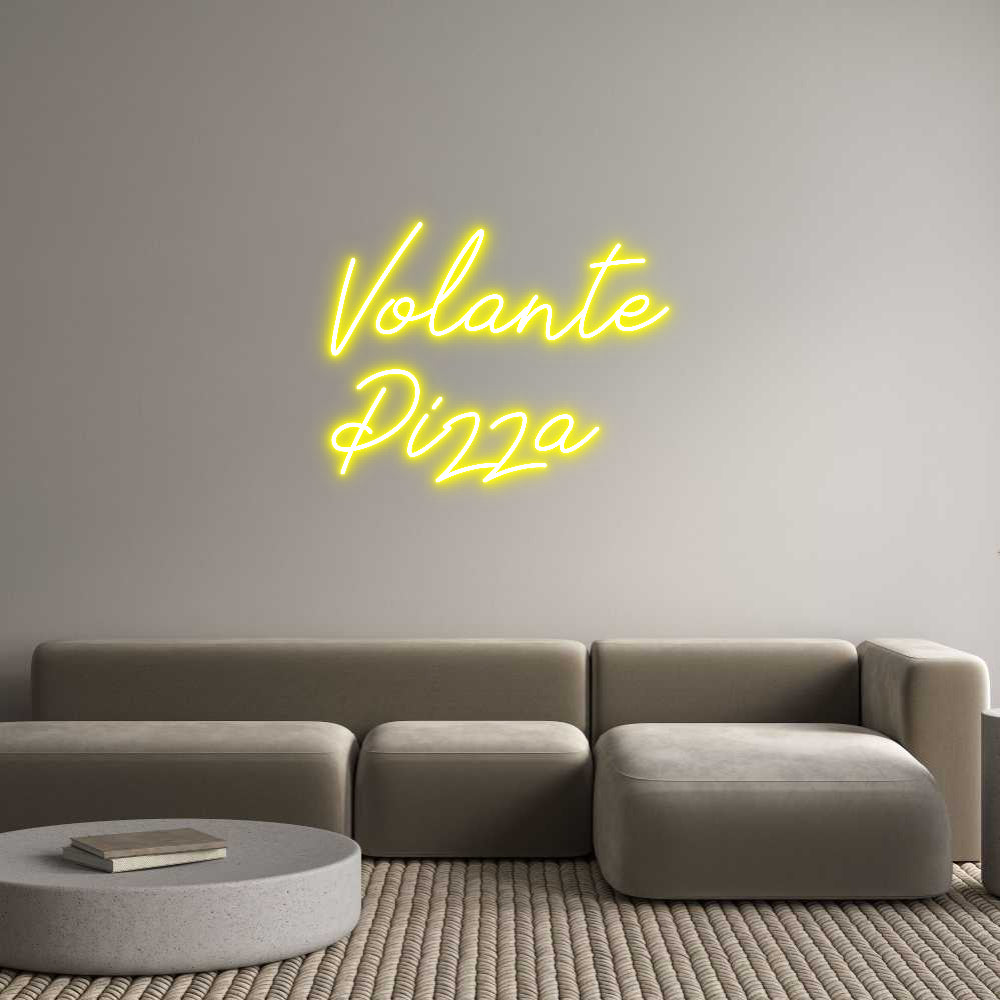 Individuelles Neon: Volante
Pizza