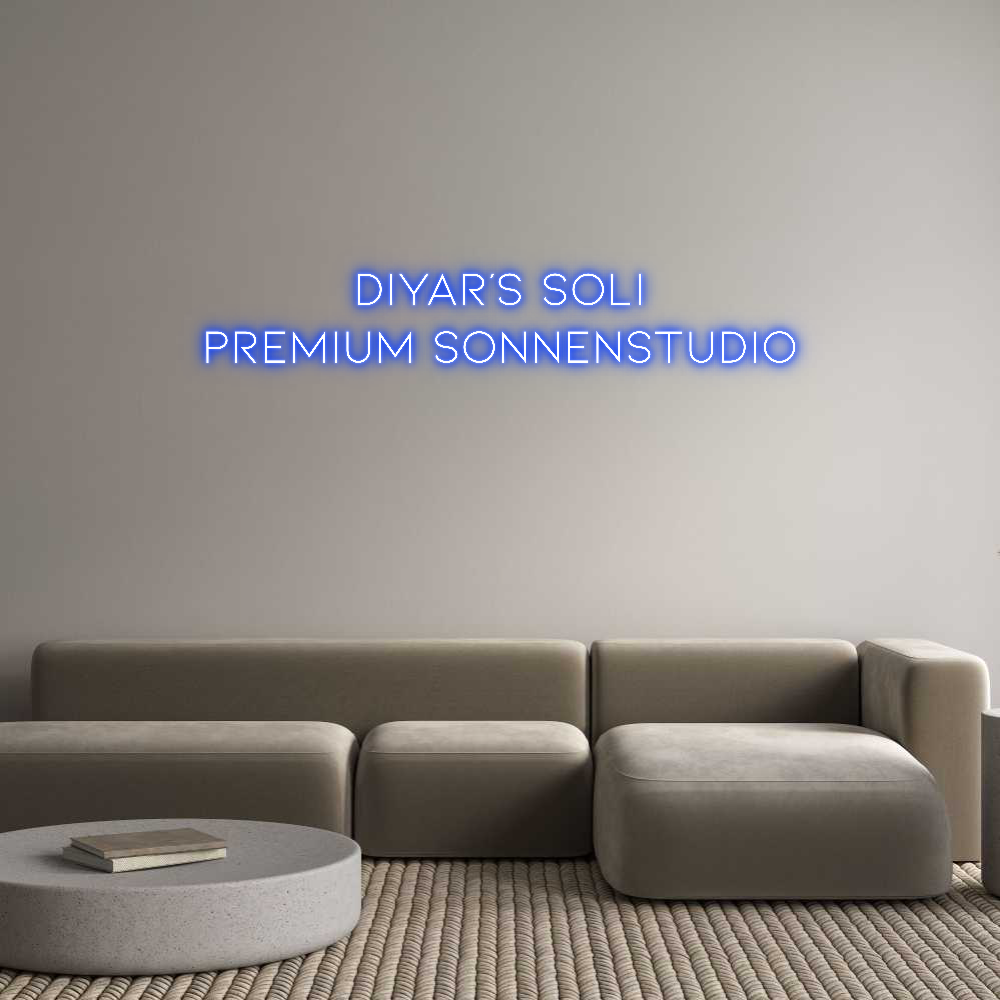 Individuelles Neon: DIYAR‘s Soli ...