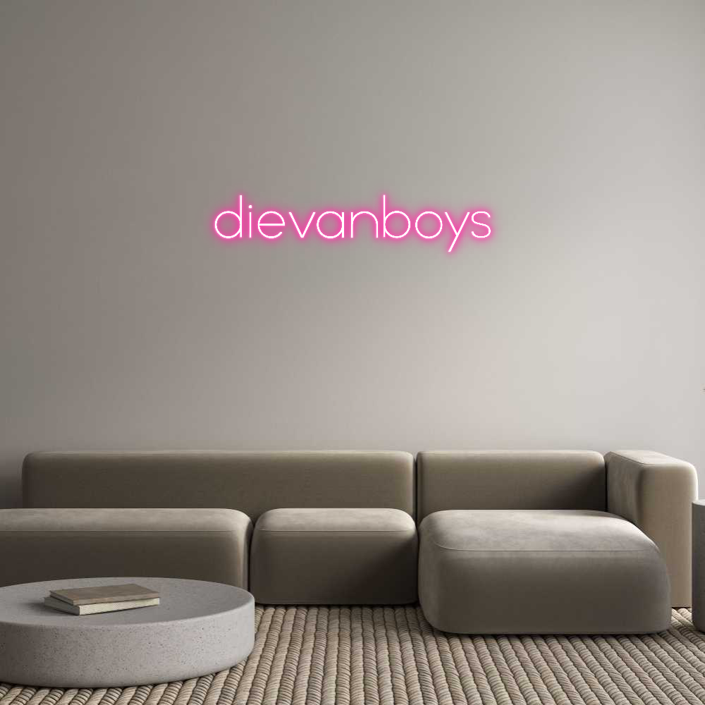 Individuelles Neon: dievanboys