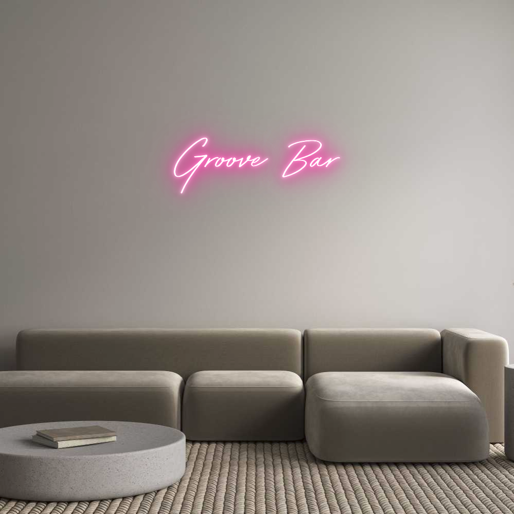 Individuelles Neon: Groove Bar