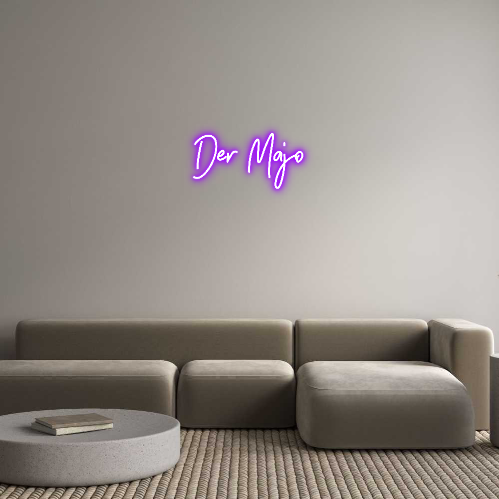 Individuelles Neon: Der Majo