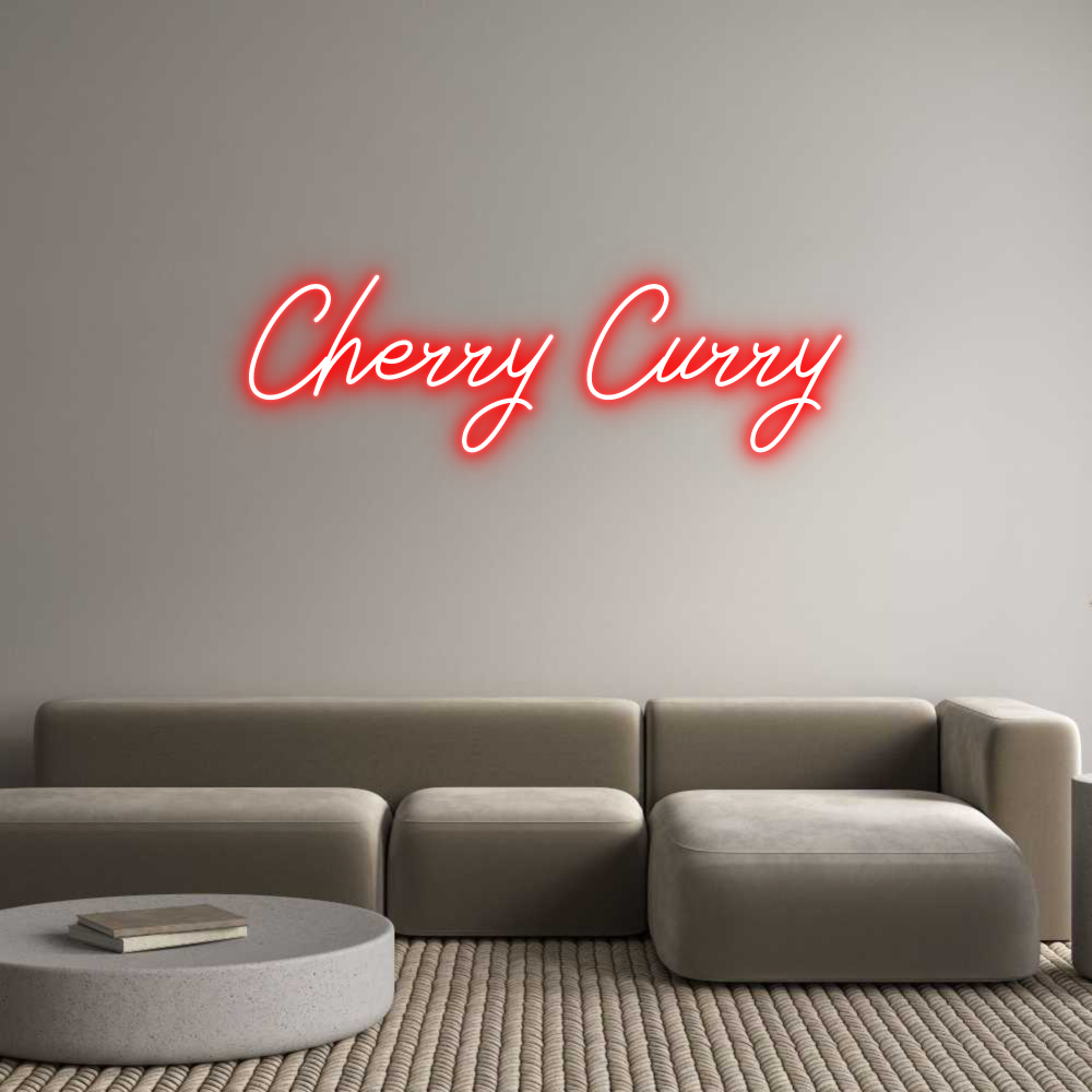 Individuelles Neon: Cherry Curry