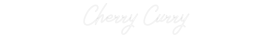 Individuelles Neon: Cherry Curry