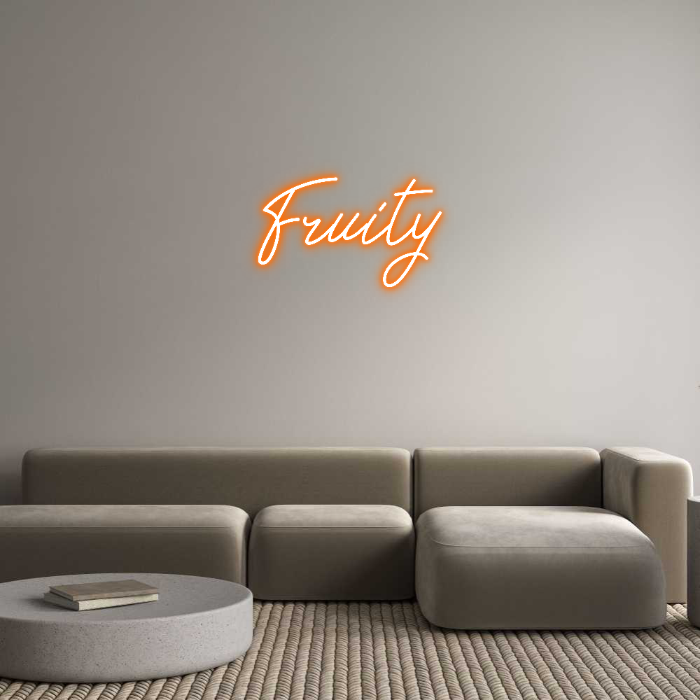 Individuelles Neon: Fruity