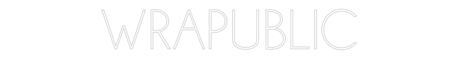 Individuelles Neon: WRAPUBLIC