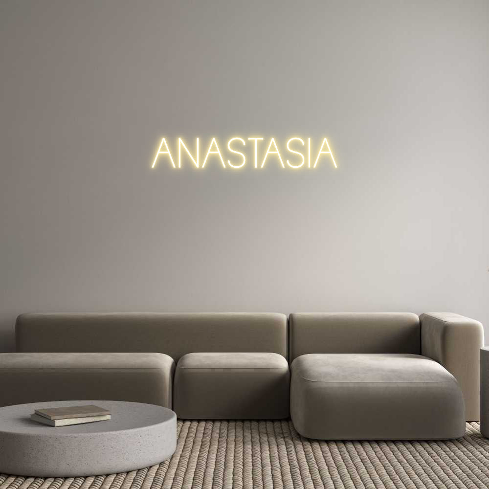 Individuelles Neon: ANASTASIA