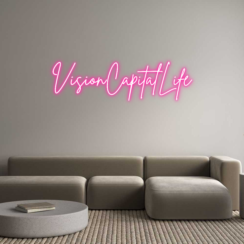 Individuelles Neon: VisionCapital...