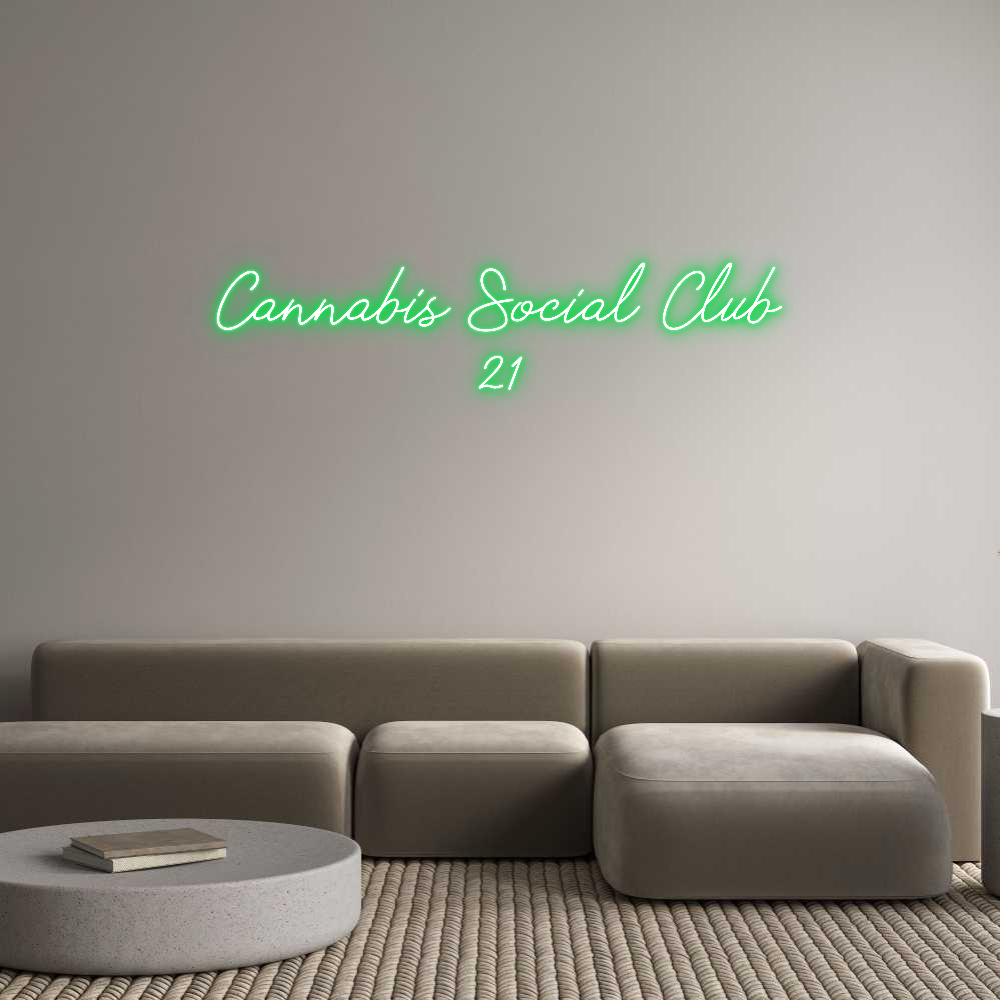 Individuelles Neon: Cannabis Soci...