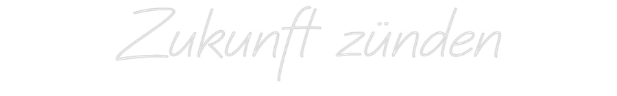 Individuelles Neon: Zukunft zünden