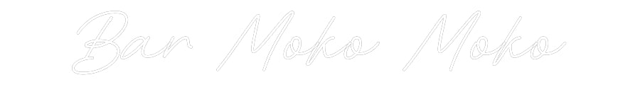 Individuelles Neon: Bar Moko Moko