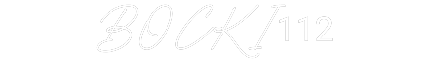 Individuelles Neon: BOCKI112