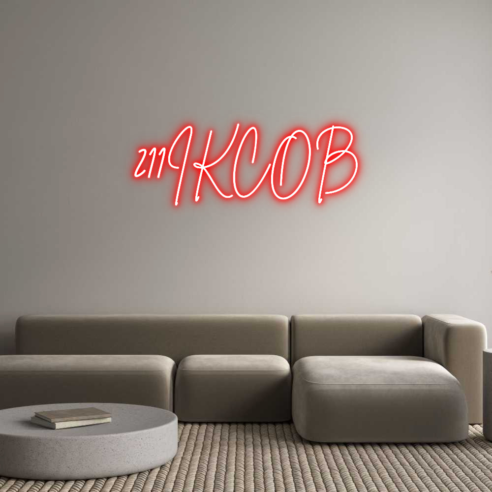 Individuelles Neon: 211IKCOB