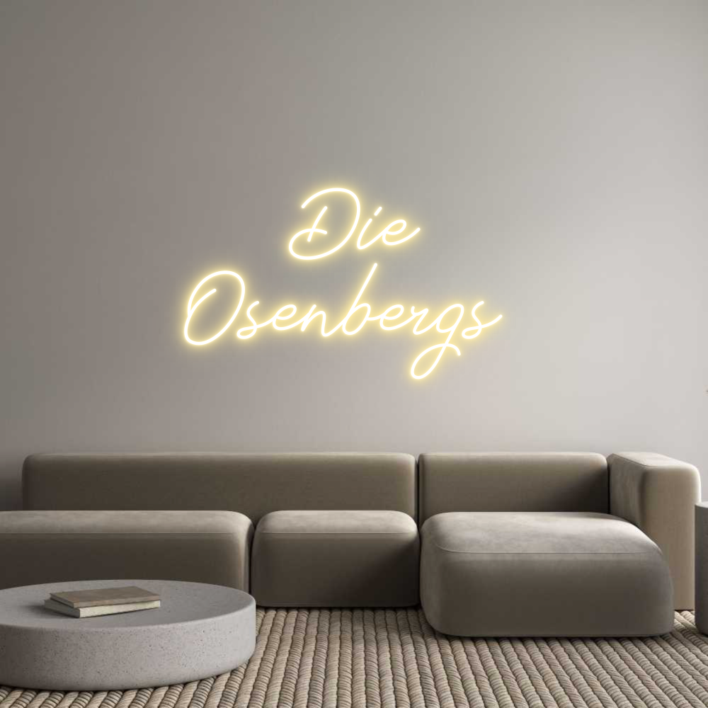 Individuelles Neon: Die
Osenbergs