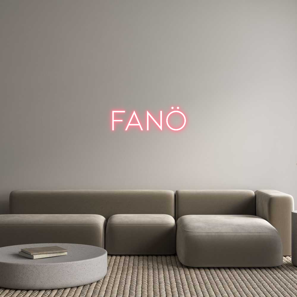 Individuelles Neon: FANÖ