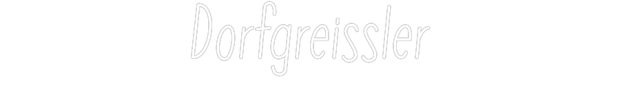 Individuelles Neon: Dorfgreissler