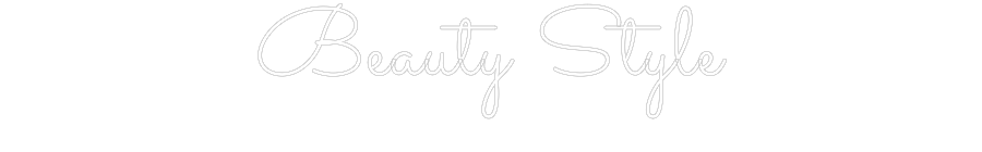 Individuelles Neon: Beauty Style
