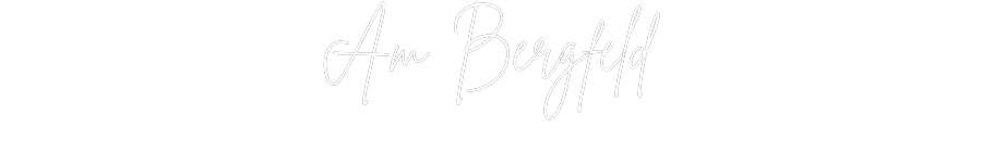 Individuelles Neon: Am Bergfeld