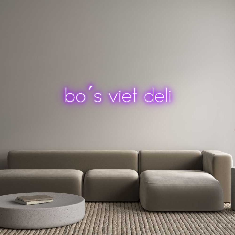 Individuelles Neon: bo´s viet deli
