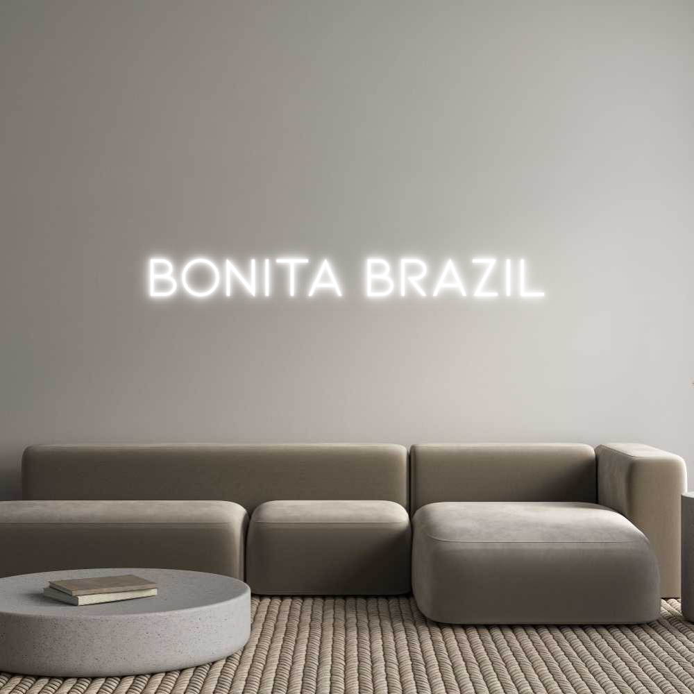 Individuelles Neon: Bonita Brazil
