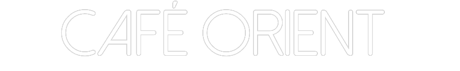 Individuelles Neon: Café Orient