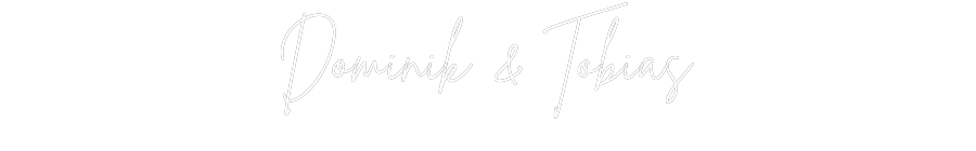 Individuelles Neon: Dominik & Tob...