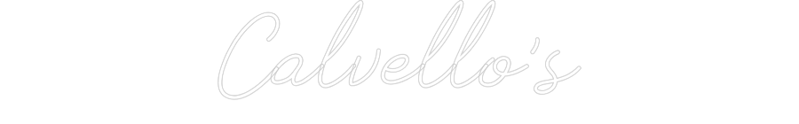 Individuelles Neon: Calvello's