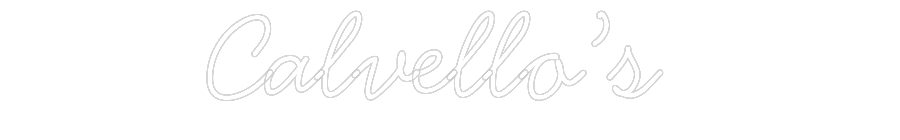 Individuelles Neon: Calvello’s