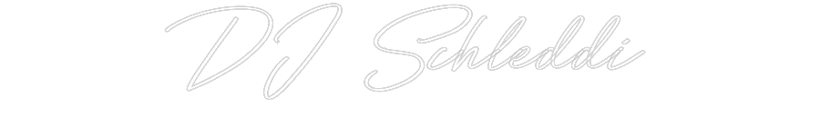 Individuelles Neon: DJ Schleddi