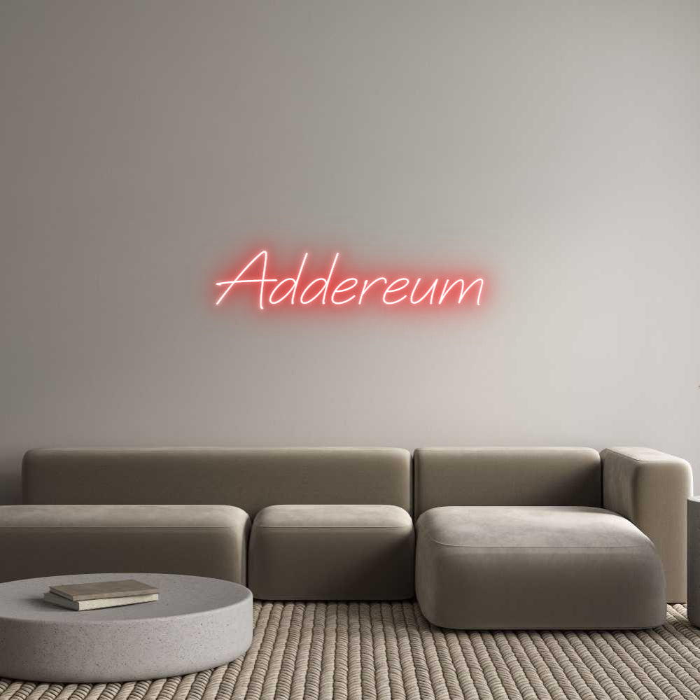Individuelles Neon: Addereum