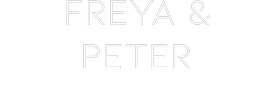 Individuelles Neon: Freya &
Peter