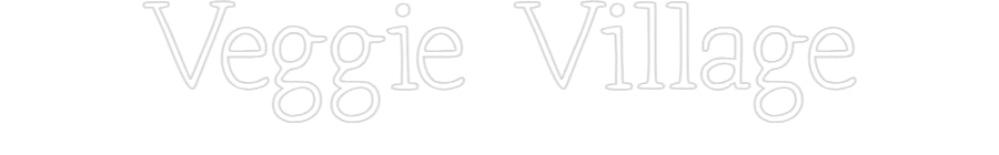 Individuelles Neon: Veggie Village