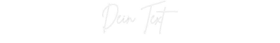 Individuelles Neon: Dein Text