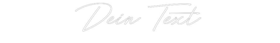 Individuelles Neon: Dein Text