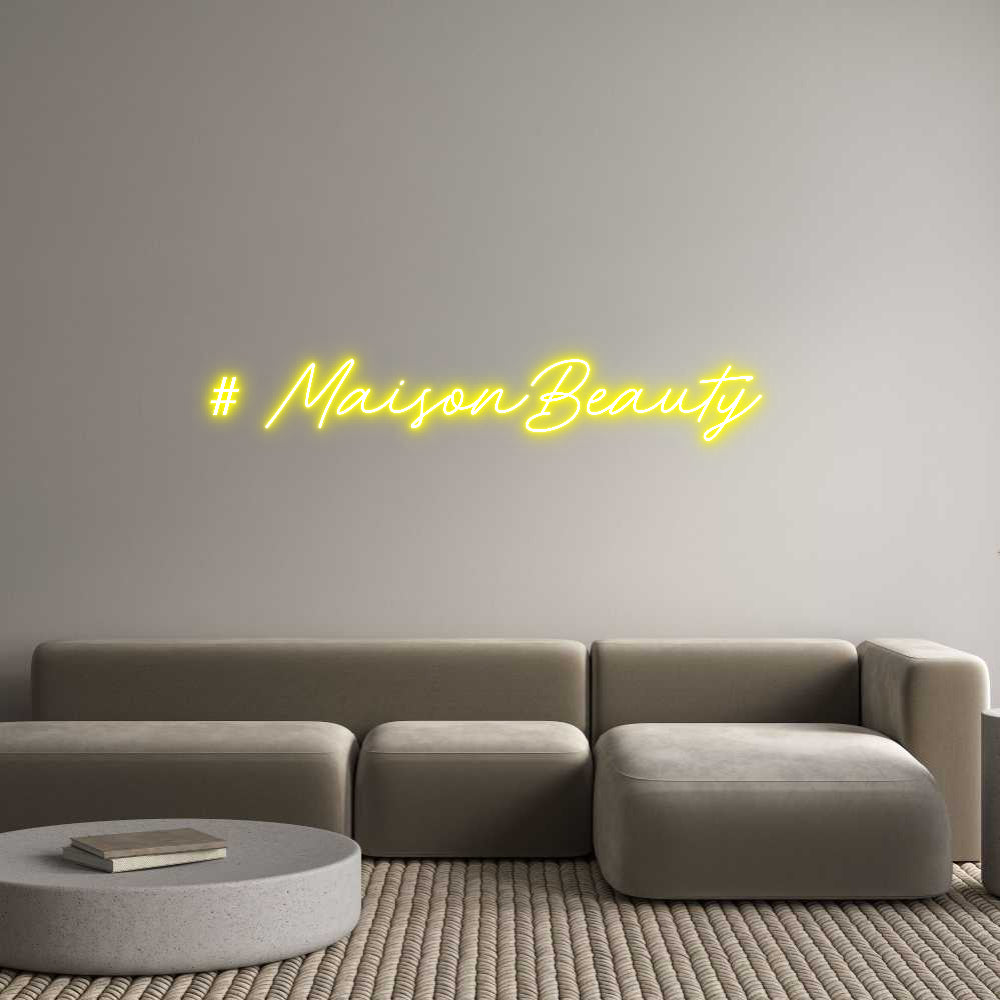 Individuelles Neon: # MaisonBeauty