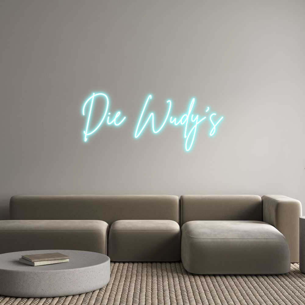 Individuelles Neon: Die Wudy‘s