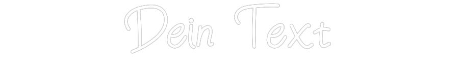 Individuelles Neon: Dein Text