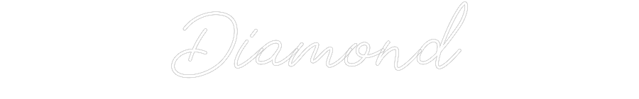 Individuelles Neon: Diamond