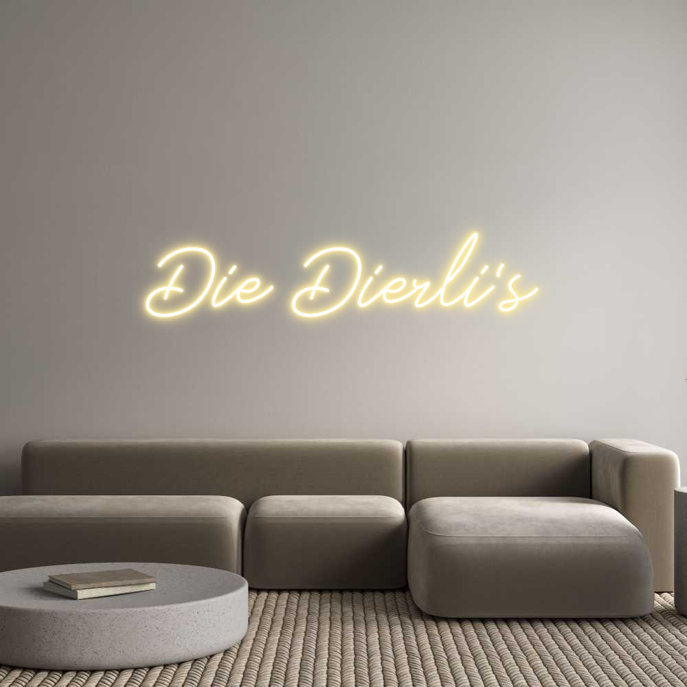 Individuelles Neon: Die Dierli‘s