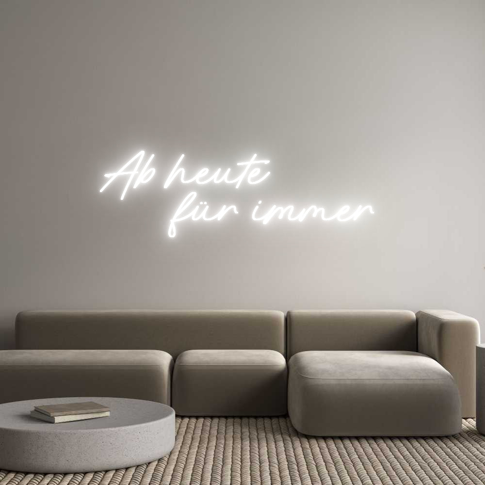 Individuelles Neon: Ab heute
...