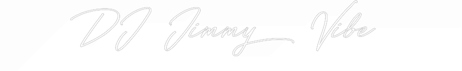 Individuelles Neon: DJ Jimmy Vibe