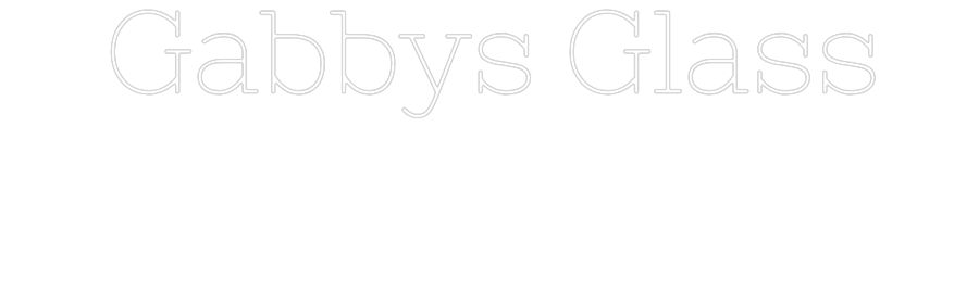 Individuelles Neon: Gabbys Glass