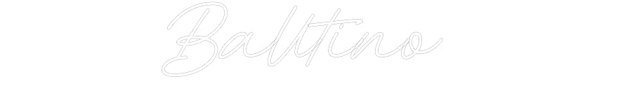 Individuelles Neon: Balltino