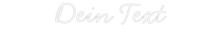Individuelles Neon: Dein Text
