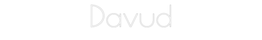 Individuelles Neon: Davud