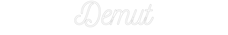Individuelles Neon: Demut